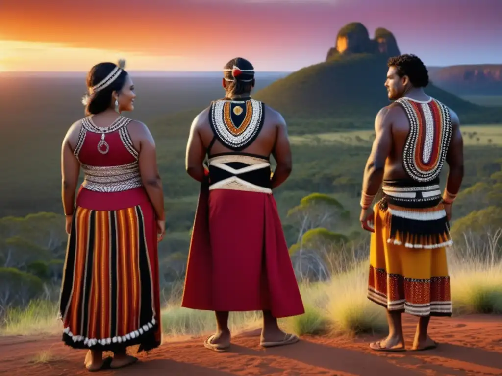 Indumentaria aborígenes Australia: rica herencia cultural y significado ancestral en una impresionante imagen