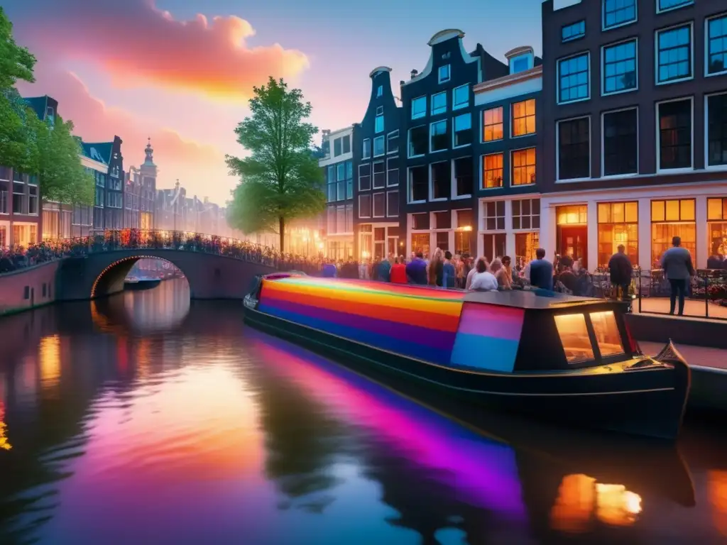 Amsterdam Pride: Celebración inclusiva LGBTQ+ con historia vibrante