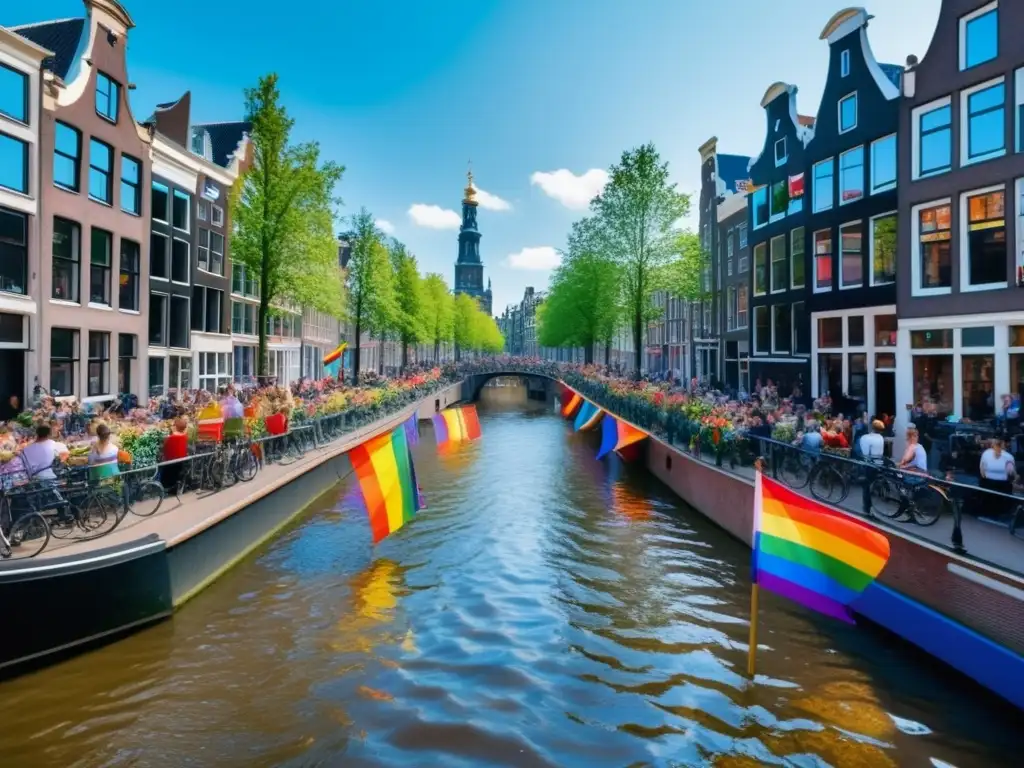 Amsterdam Pride: Celebración LGBTQ+ que refleja la historia y diversidad de la ciudad