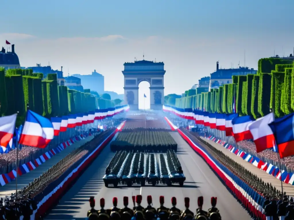 Celebración de la Bastilla en Francia: desfile militar, fuegos artificiales y fiestas callejeras en los Campos Elíseos