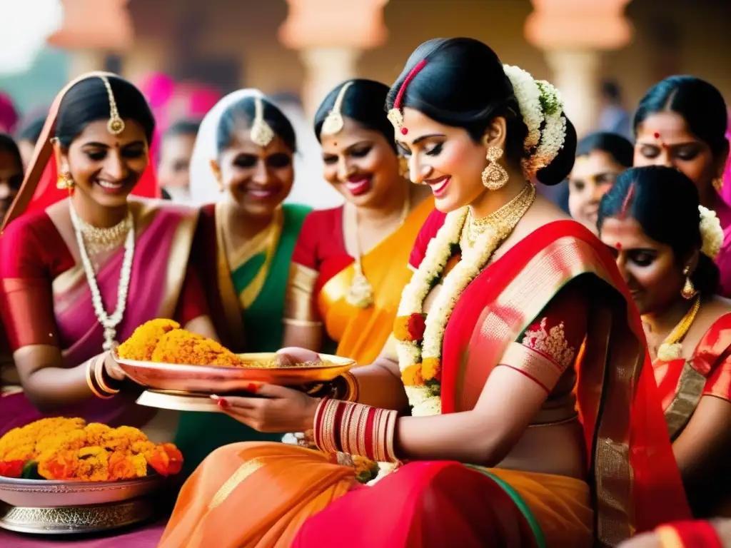 Rito de paso en una boda hindú: tradiciones y colores vibrantes