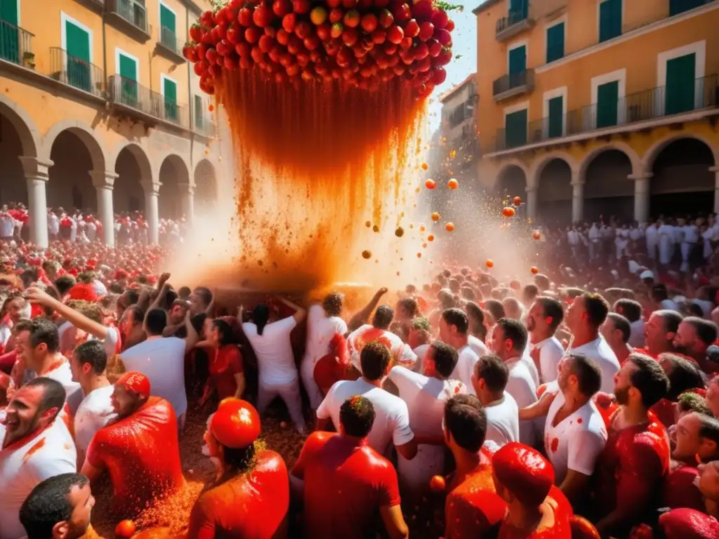 Festival Tomatina: tradición española divertida