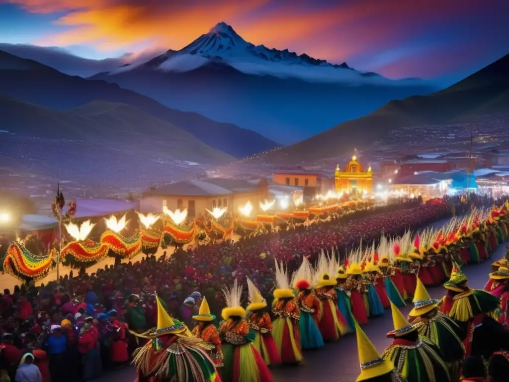 Tradiciones del Carnaval de Oruro en Bolivia, danza y folclore en una imagen cautivadora