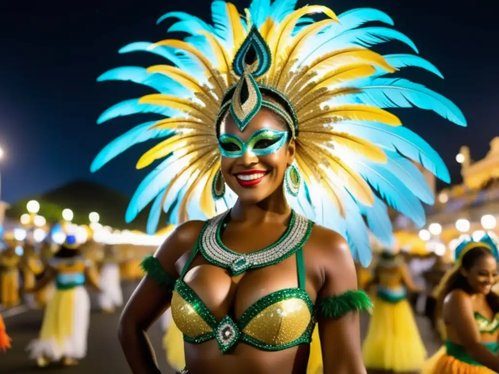 Deslumbrante carnaval de Río de Janeiro, Brasil