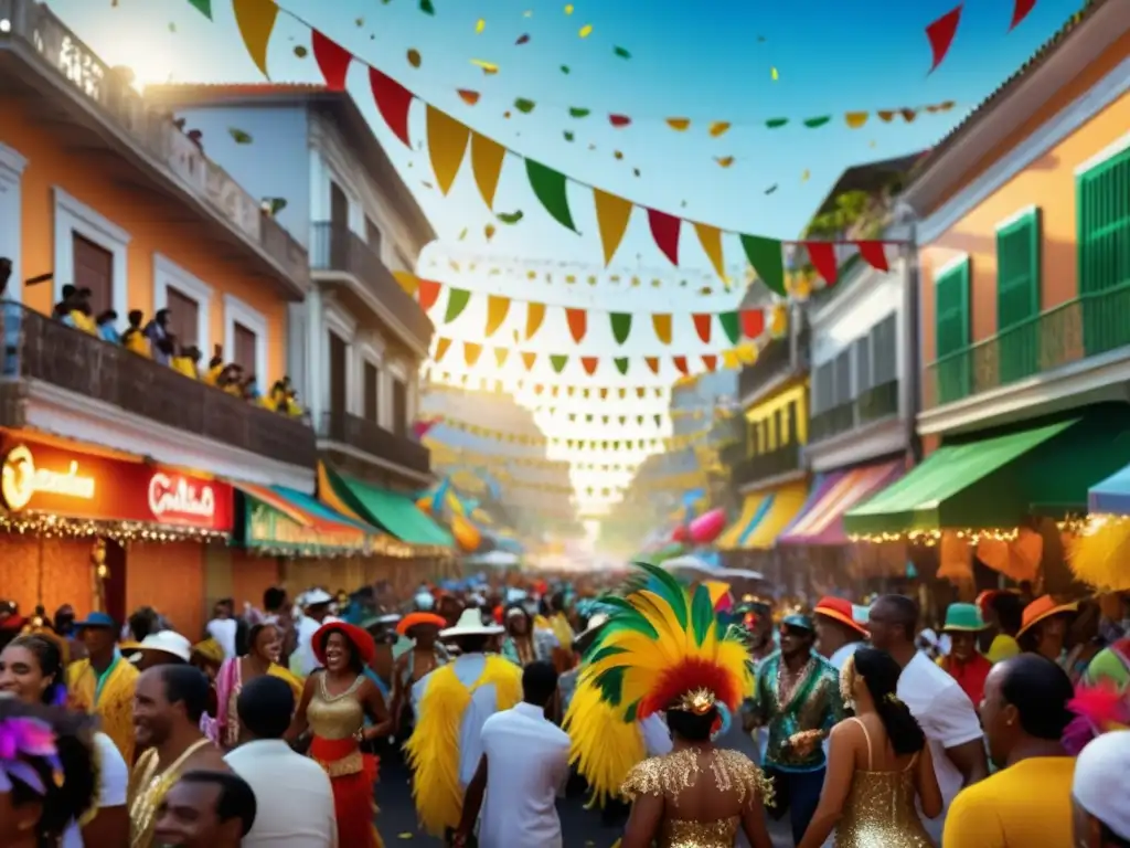 Fotografía etérea y vibrante del Carnaval de Río de Janeiro, Brasil