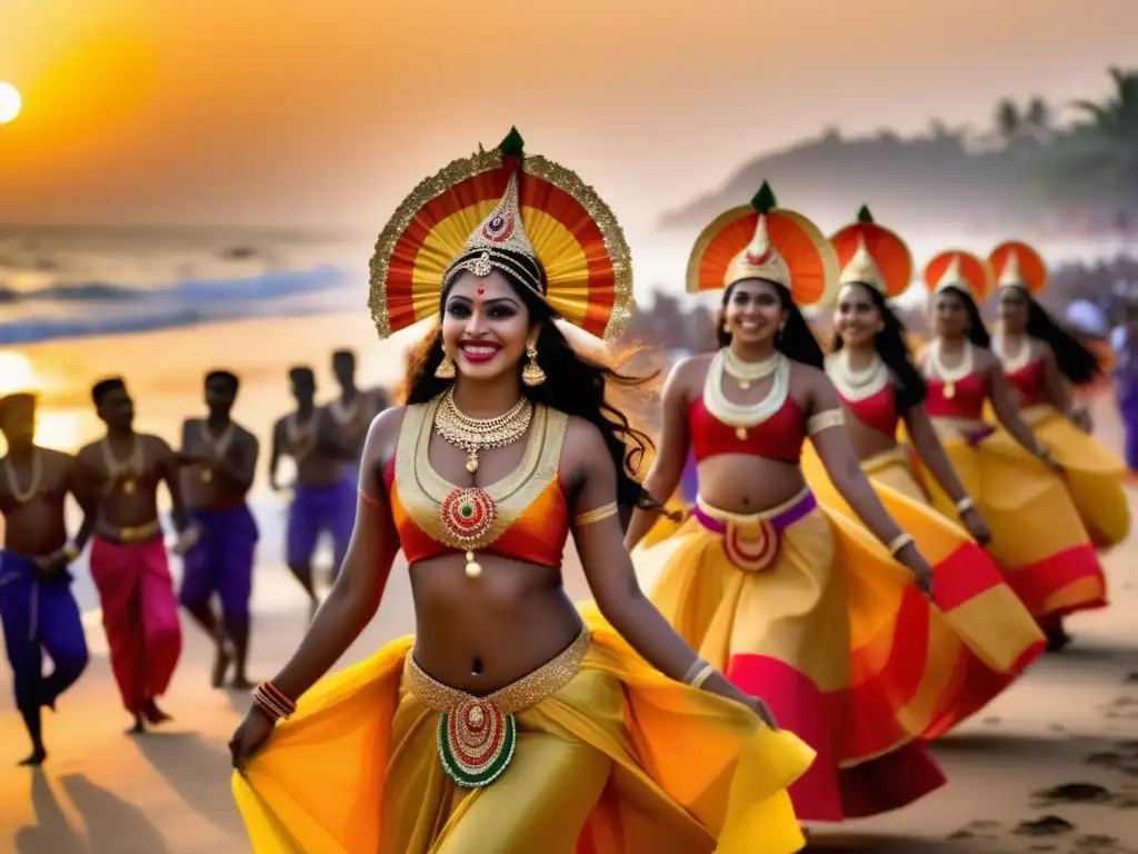 Imagen del vibrante y etéreo Carnaval de Goa en India - Campo_por_completar