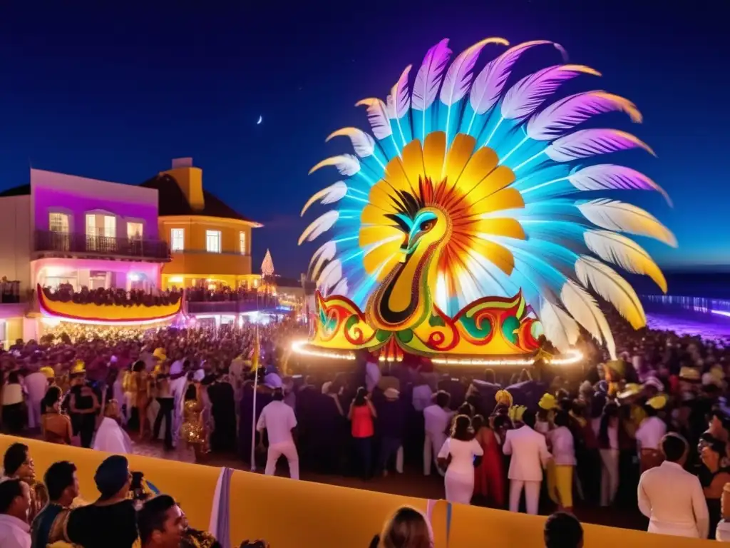 Carnaval en Punta del Este, Uruguay: noche mágica con desfile, danzas y escenario impresionante