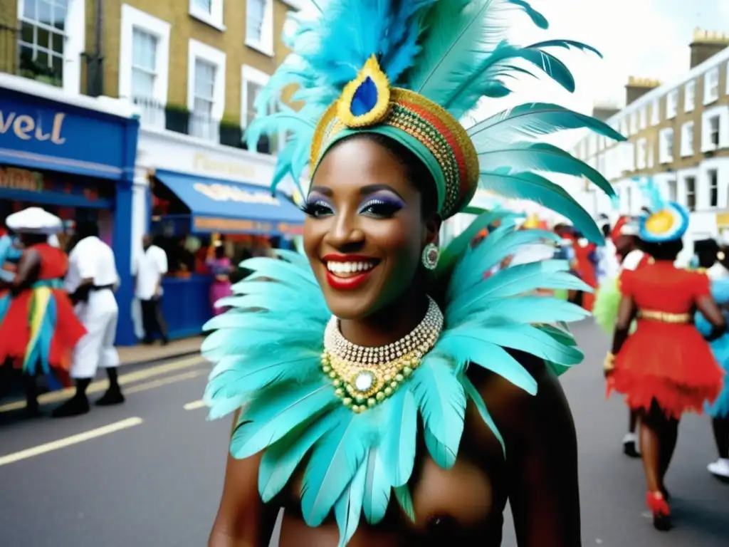 Callejones coloridos del carnaval de Notting Hill: energía, celebración y cultura caribeña