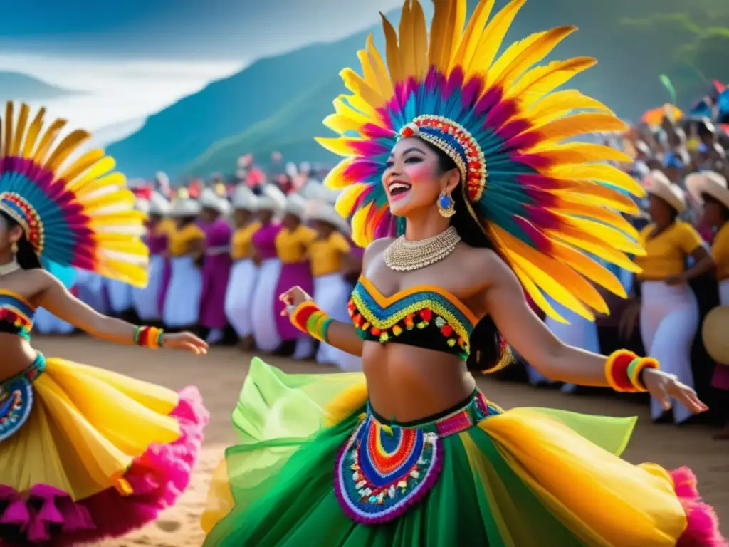 Festivales tradicionales culturales en América Latina, Europa y Asia, con danzas vibrantes y escenarios emblemáticos