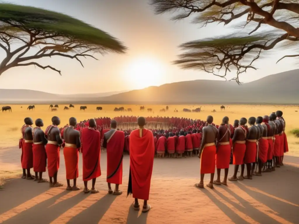 Ritos de paso Maasai: Danza de guerreros en la sabana africana