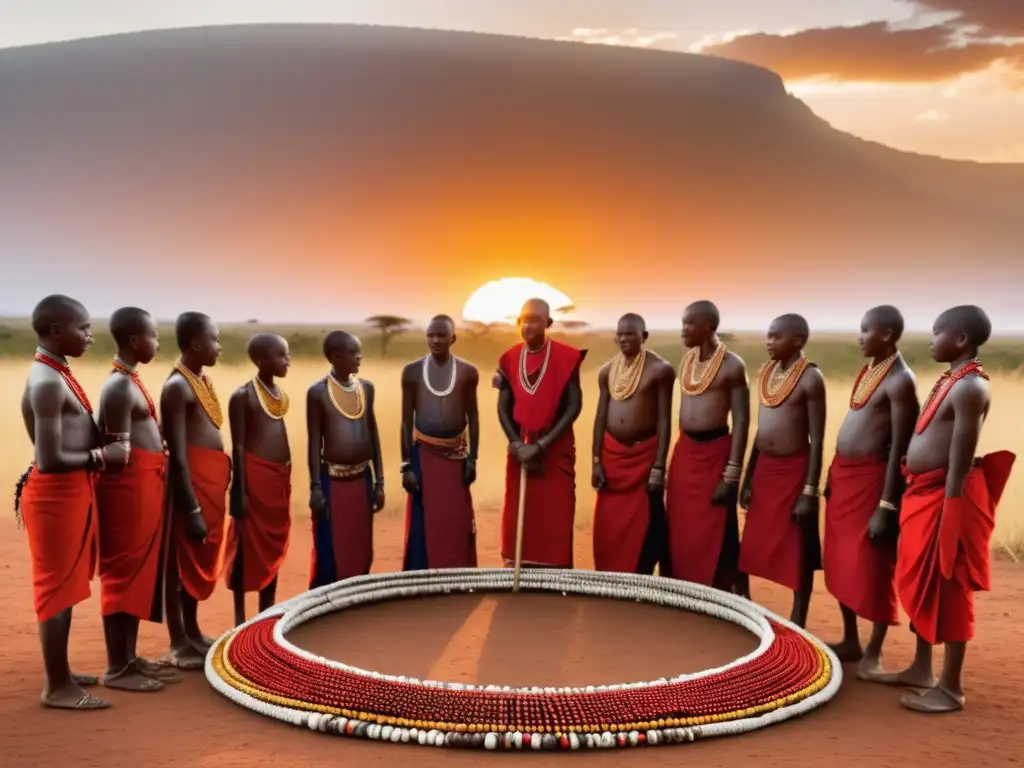 Tradiciones de rito de paso en diferentes culturas: ceremonia de iniciación Masai en Kenya