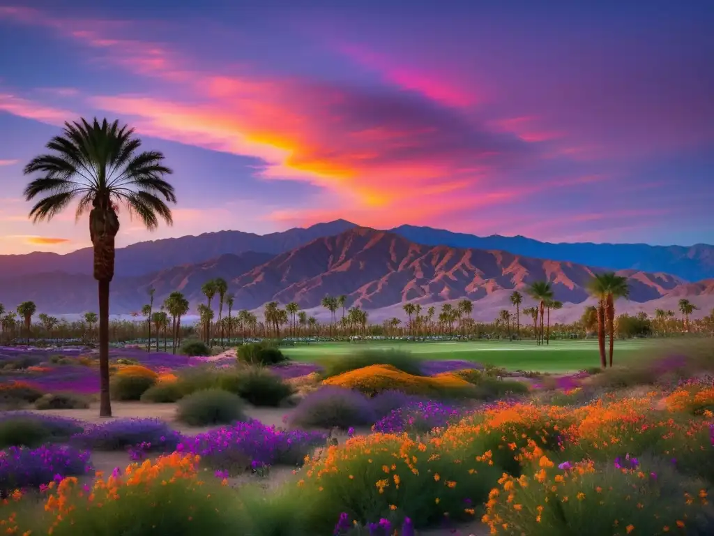 Sostenibilidad en Coachella: Paisaje vibrante y armonía entre naturaleza y humanidad