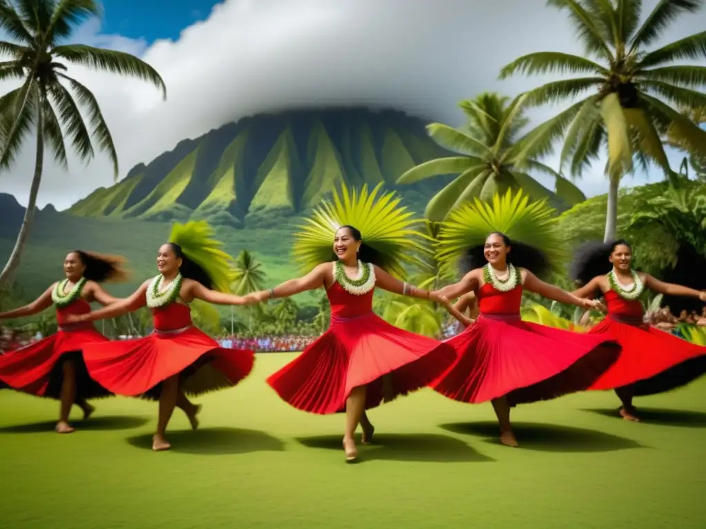 Festival Danza Mono Samoa: Tradiciones y colores danzan en paisaje tropical