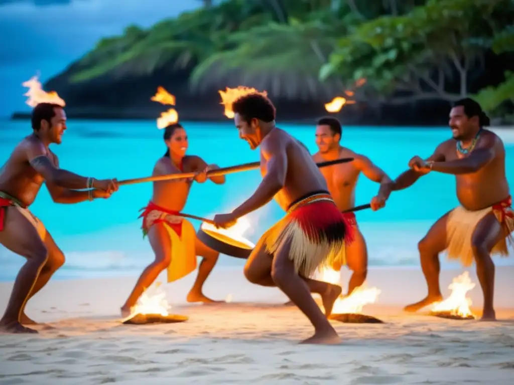 Danza del Fuego en Festivales tradicionales de las Islas Fiji