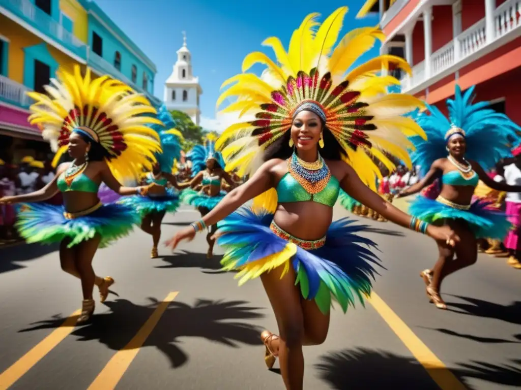 Festivales tradicionales en el Caribe: Danzas, colores y alegría en una escena vibrante y mágica