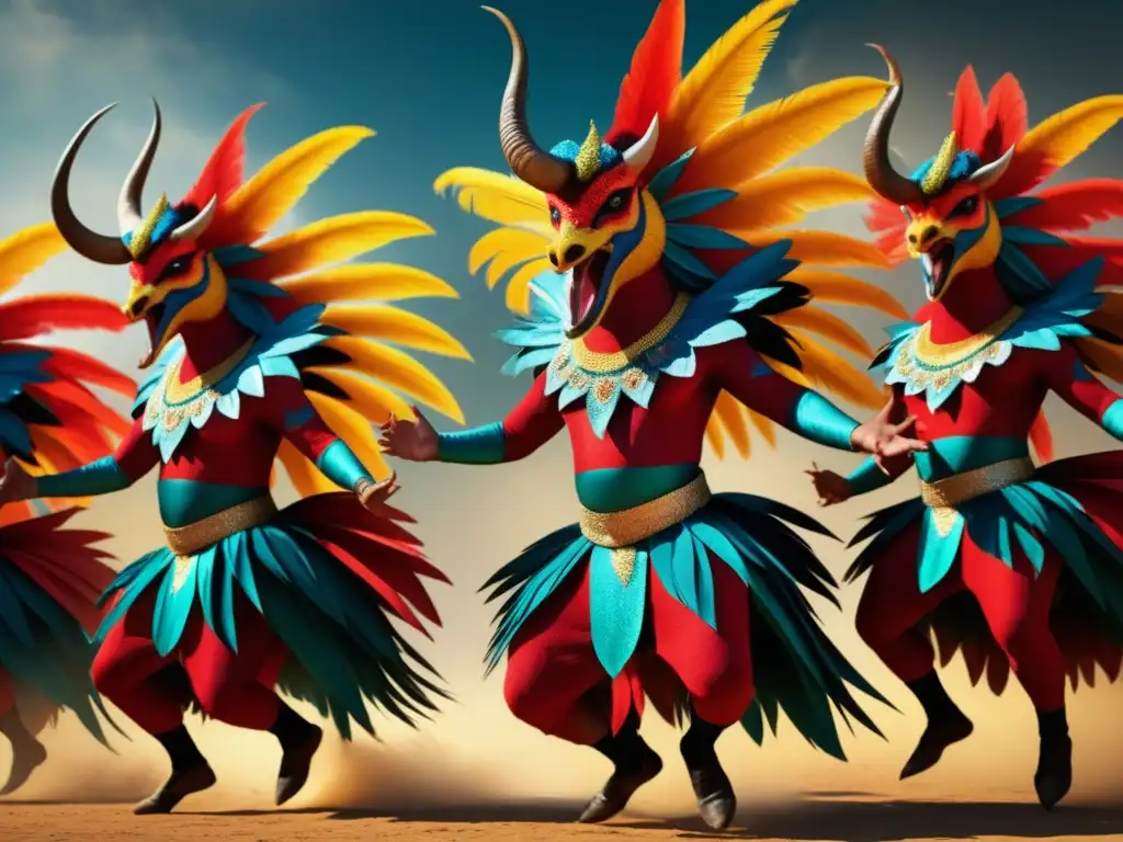 Fiesta Diablos Danzantes Venezuela: Vestimentas elaboradas, colores vibrantes y paisaje misterioso