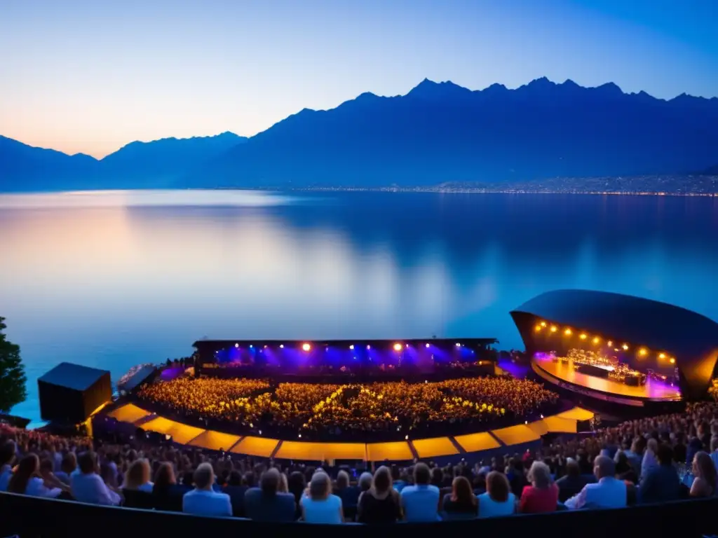 Festival Jazz Montreux: Tradición y diversidad en el escenario del atardecer, junto al Lago Ginebra