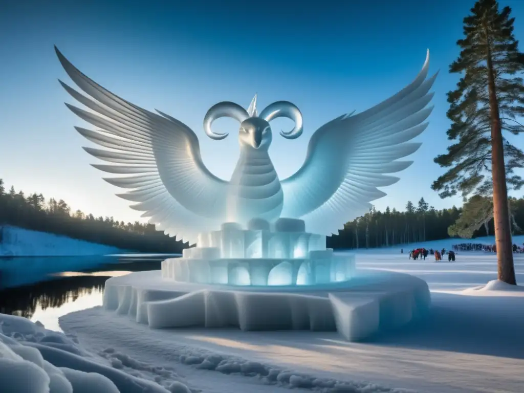 Festival alternativo y tradicional en Europa: escultura de hielo mágica en Jukkasjärvi, Suecia