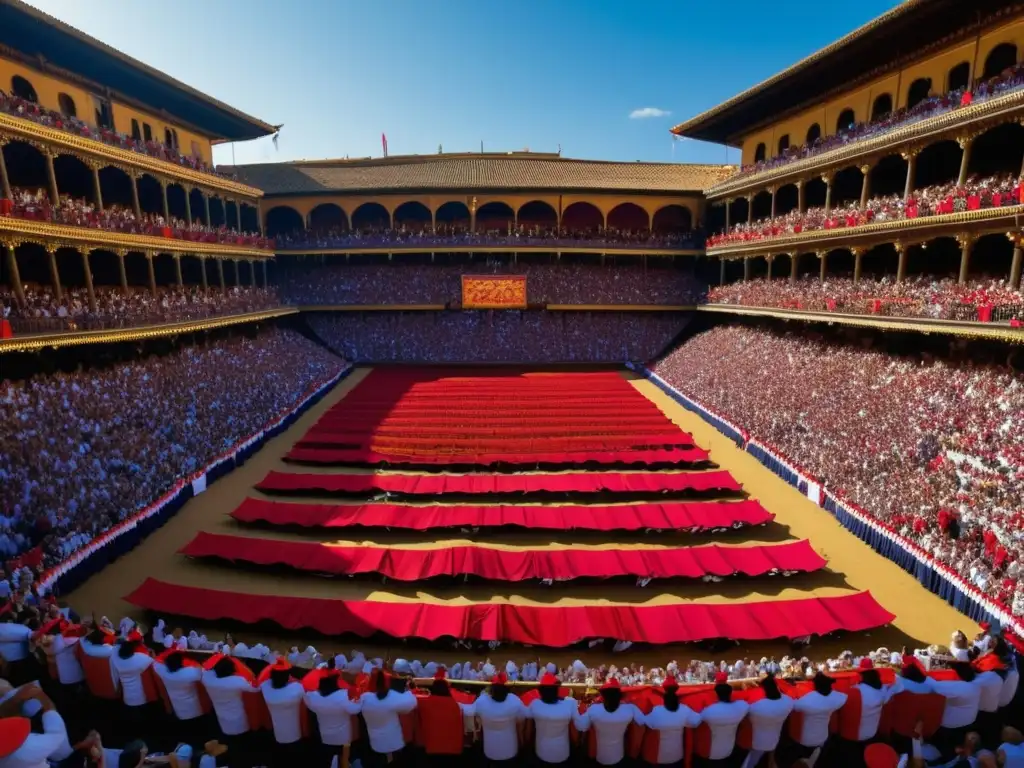 Festivales tradicionales de ritos de paso y arte en Pamplona, España: escena mágica con participantes jubilosos, música en vivo y danzas cautivadoras