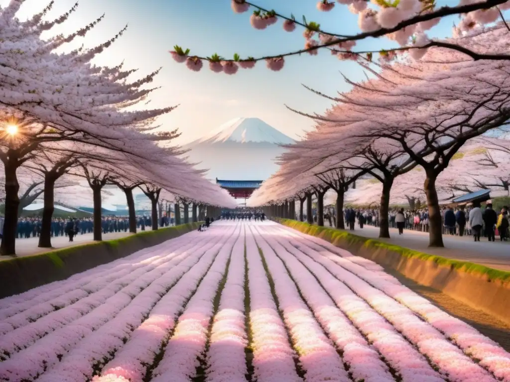 Festival Hanami Japón, tradición floral, belleza etérea