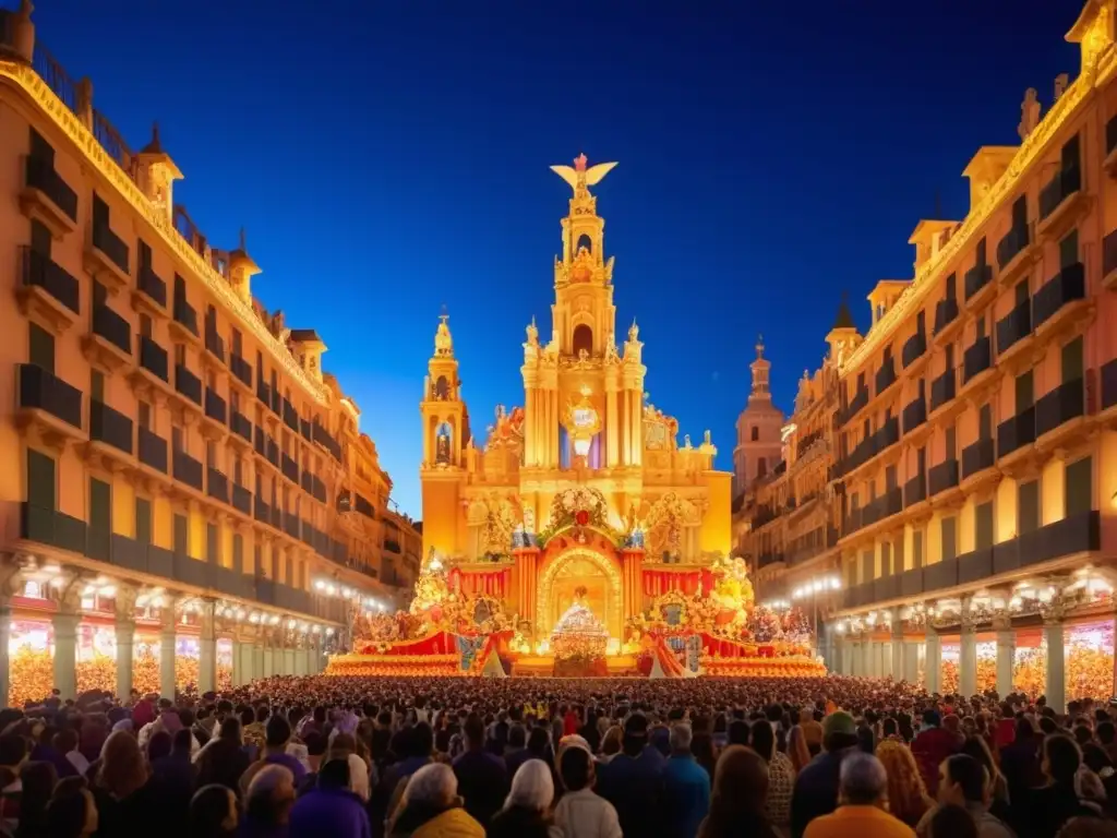 Festival de las Fallas en Valencia, España: Celebración tradicional llena de color, artesanía y alegría