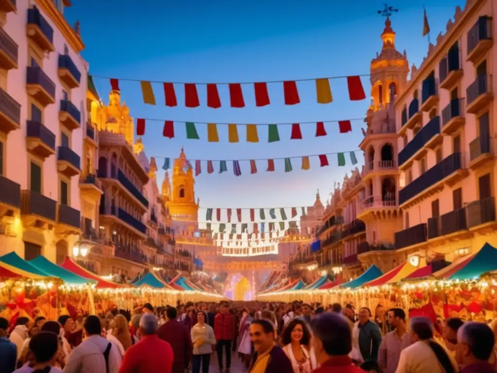 Vibrante calle en Valencia durante Fallas: Festivales tradicionales de todo el mundo