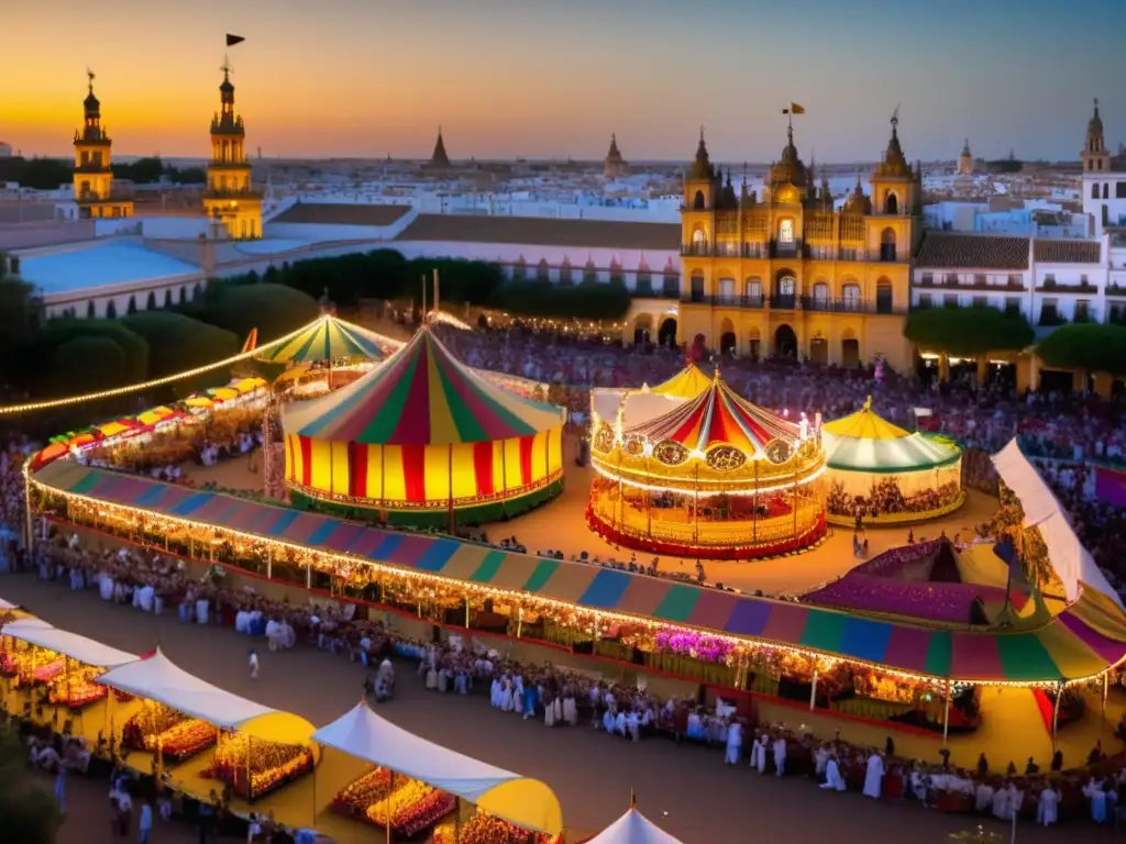 Feria de Abril en Sevilla: Tradición y cultura en una imagen impresionante