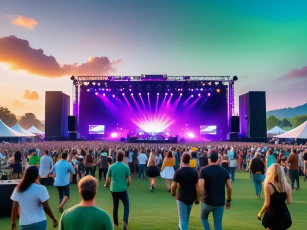 Festival música al aire libre postpandemia con medidas seguridad y diversidad