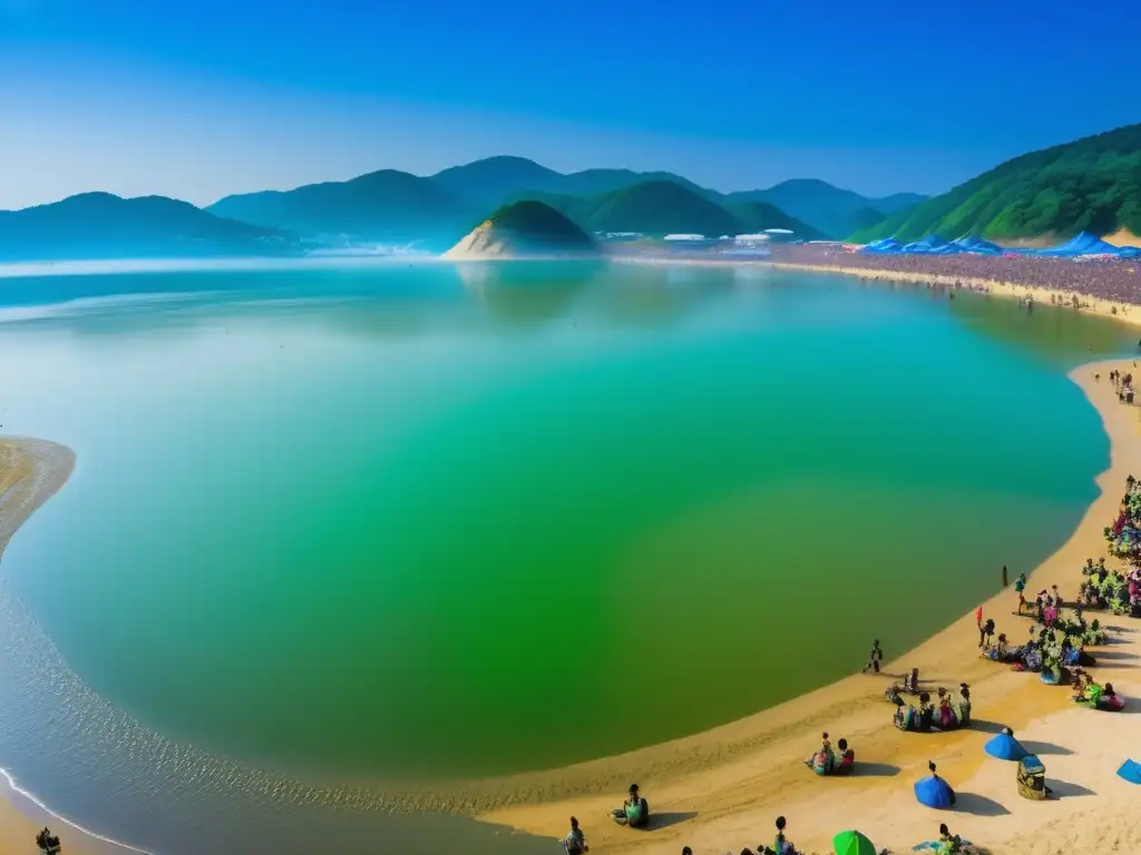 Festival Boryeong Mud: Belleza encantadora en la playa de Corea del Sur