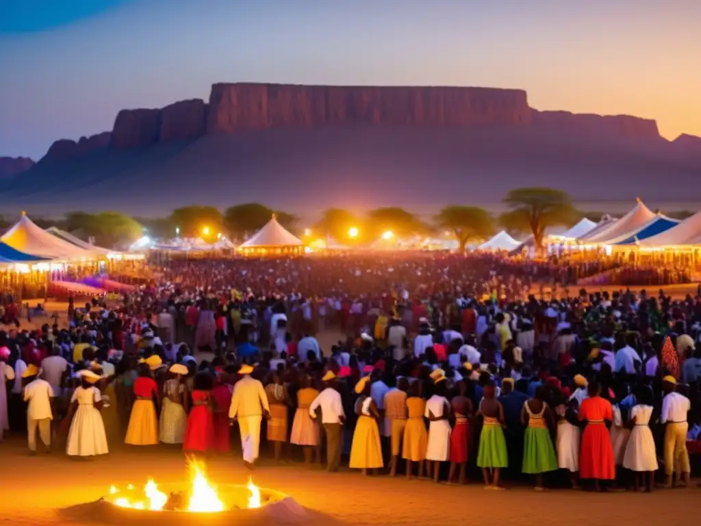 Festival de la Cerveza de Namibia: escena vibrante, colores, energía, cultura africana, celebración, cerveza, alegría