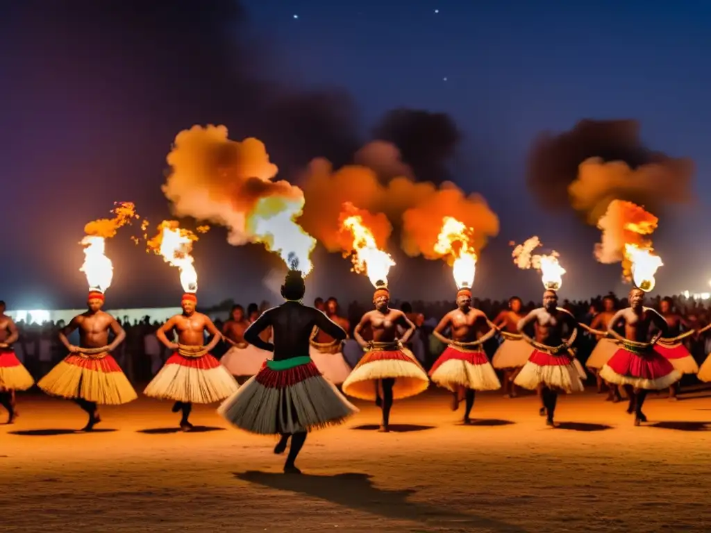 Festival de la Danza del Fuego en Zambia: diversidad étnica y cultural capturada en una mágica imagen nocturna