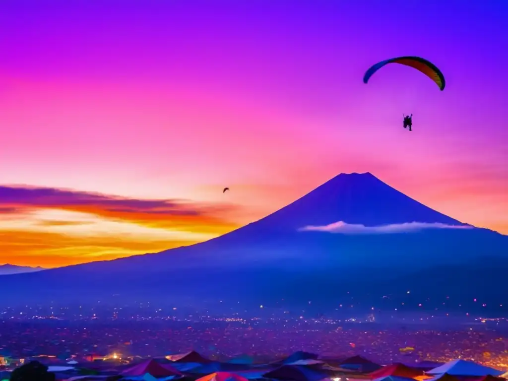 Un impresionante Festival de Barriletes Gigantes en Guatemala: un espectáculo cautivador de kites, colores vibrantes y una puesta de sol de ensueño