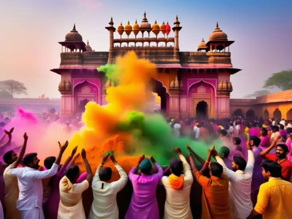 Celebración del Festival de los Colores en India: alegría, unidad y diversidad