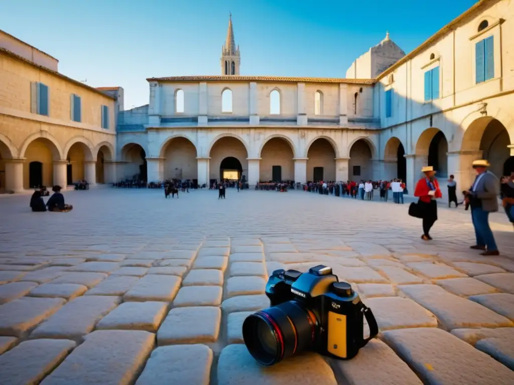 Festival de fotografía en Arles, Francia: un escenario pintoresco con arquitectura histórica y colores vibrantes