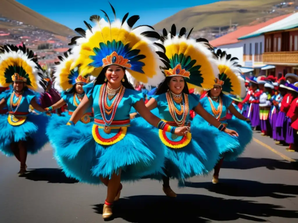 Festival de la Candelaria: festivales tradicionales, participación comunitaria, danzas adornadas, colorida procesión, Perú