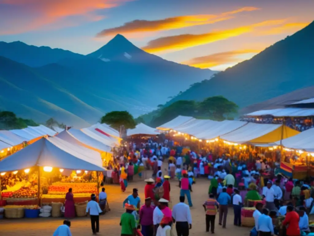 Escena vibrante y festiva del Festival de la Chicha en la Sierra Nevada de Santa Marta, Colombia