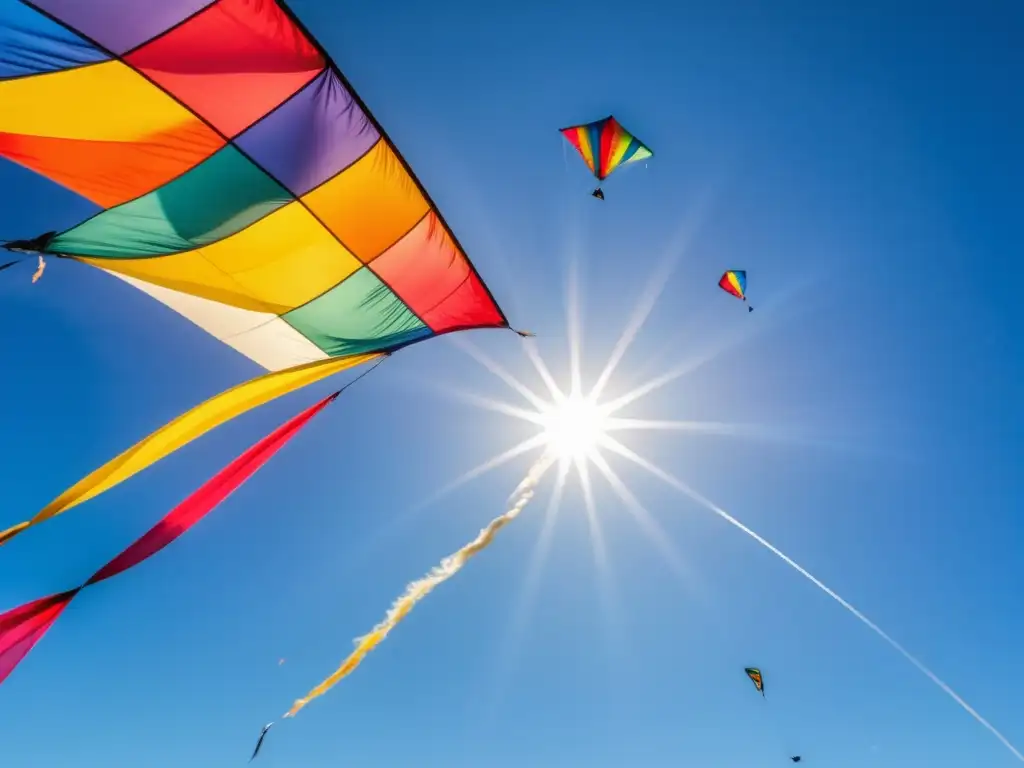 Festival de la Cometa en Nueva Zelanda: Kites multicolores danzan en el cielo azul