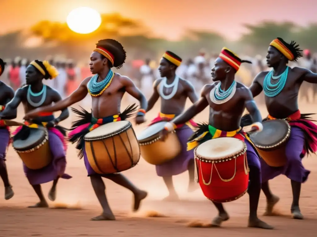 Festival Danza Cazadores Mali: tradición, bailes vibrantes, música en vivo, bonfire, baobab, cultura africana