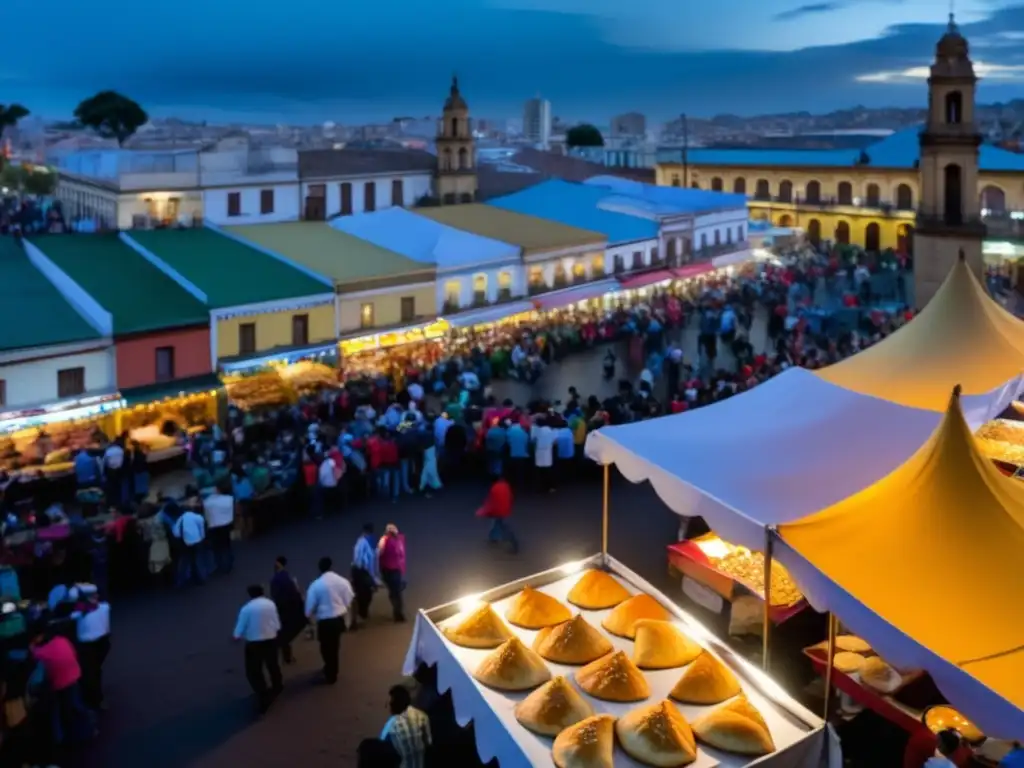 Festivales gastronómicos tradicionales en Tucumán, Argentina: Empanadas argentinas, colores vibrantes y detalles exquisitos