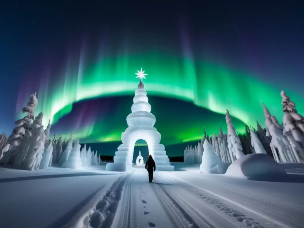 Festival de la Nieve Kiruna Suecia: Esculturas de hielo, competencia y auroras boreales en un mundo mágico