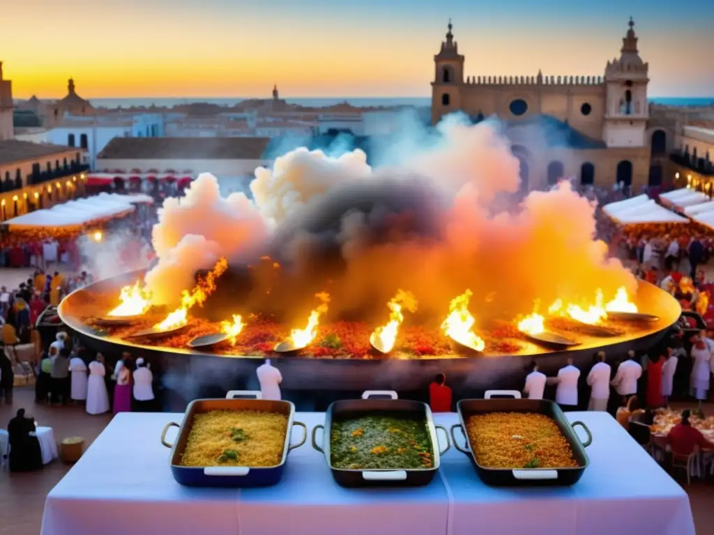 Paella en el Festival de la Paella: Comidas tradicionales festivales internacionales