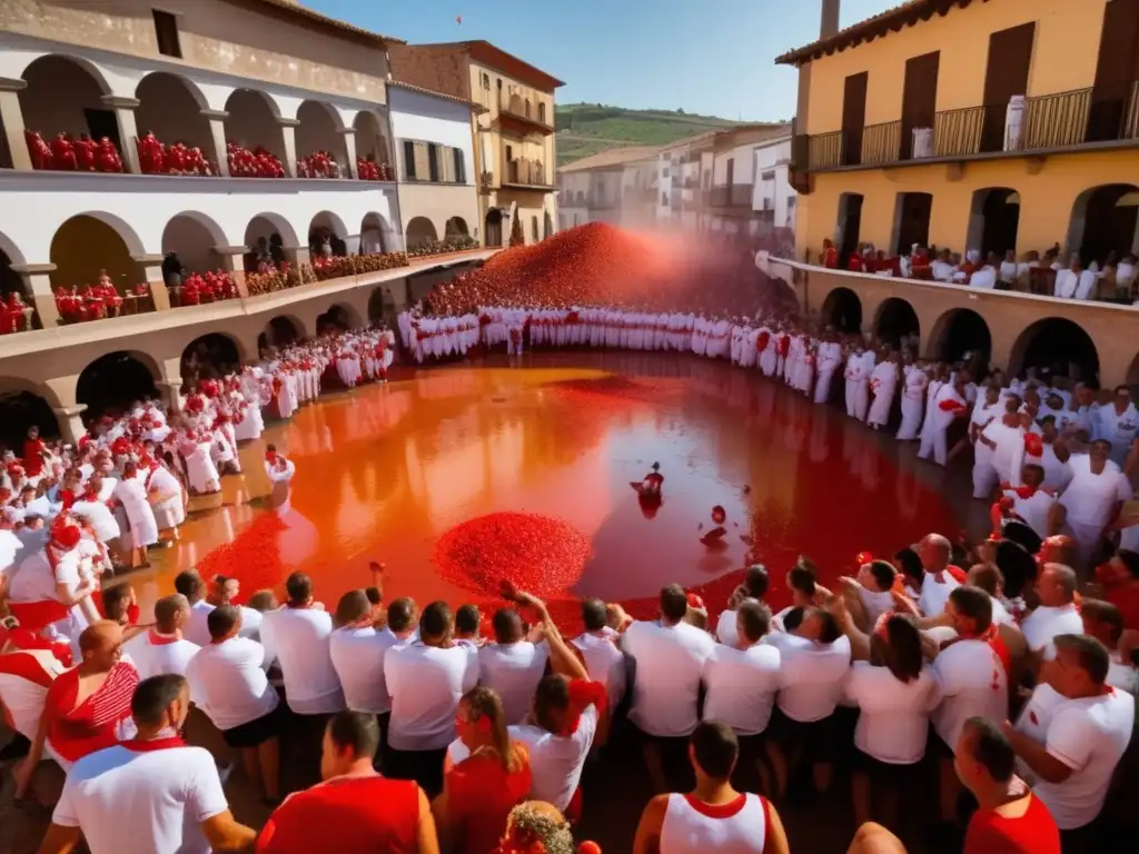 Festivales tradicionales en todo el mundo: La Tomatina en Buñol, España, llena de alegría y abundancia