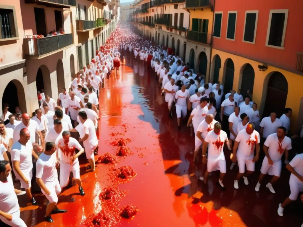 Historia Festival Tomatina España: Fiesta de la Tomatina en España, con la historia, alegría y caos de este extraordinario evento