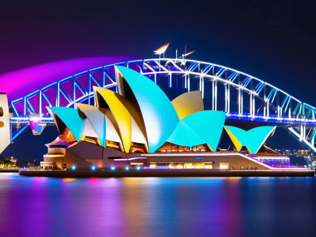 Foto Festival de las Luces en Vivid Sydney: Espectáculo de luces en la icónica Ópera de Sídney