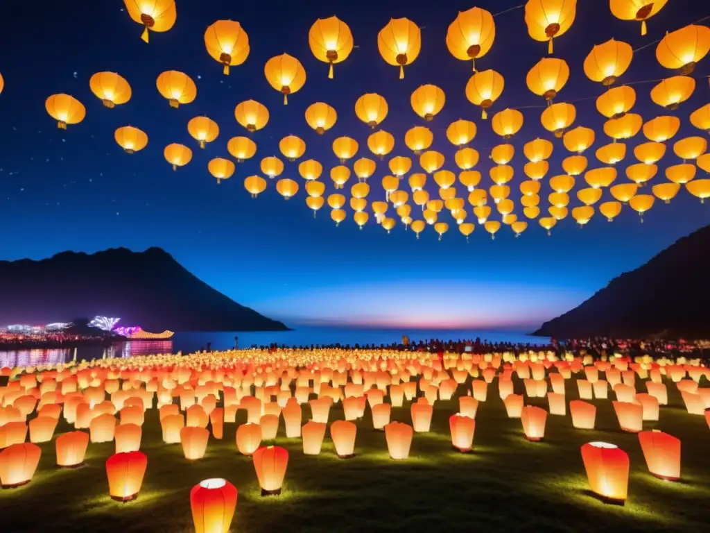 Festival de linternas en Taiwán: tradición asiática con coloridas y míticas formas iluminadas