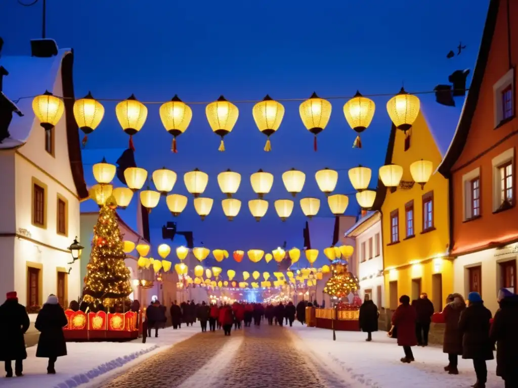 Festival Tres Reyes en Polonia: Encanto y magia en una escena nevada