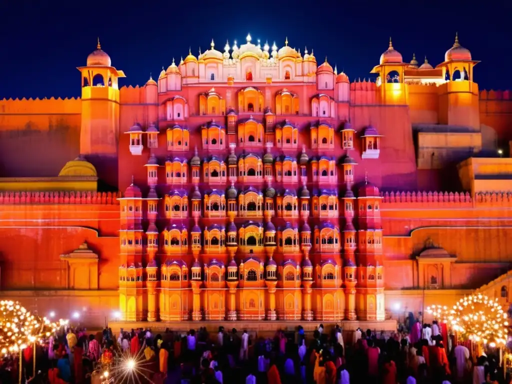 Festival de Luces en India - Diwali: espectáculo de fuegos artificiales y arquitectura antigua en Jaipur