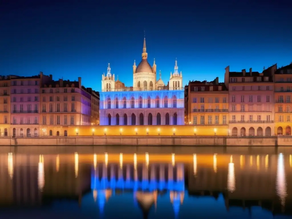 Festival de Luces en Lyon, una imagen deslumbrante que muestra la tradición mágica y grandiosa