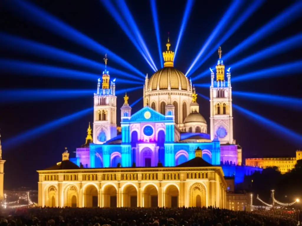 Festival de las Luces en Lyon, Francia, captura la esencia de esta atracción turística internacional