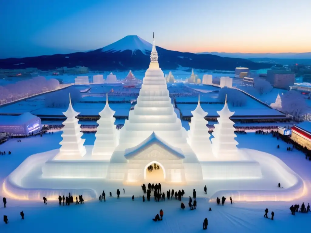 Festival de la Nieve Sapporo Japón: Majestuosidad y artesanía en esculturas de hielo, danzas tradicionales y cultura preservada